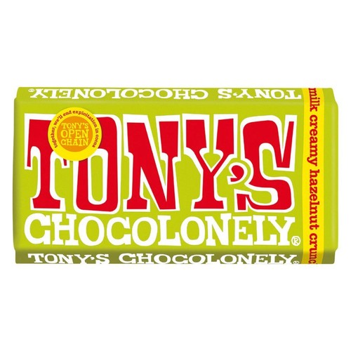 Czekolada mleczna Creamy hazelnut crunch Tony's Chocolonely 180 g