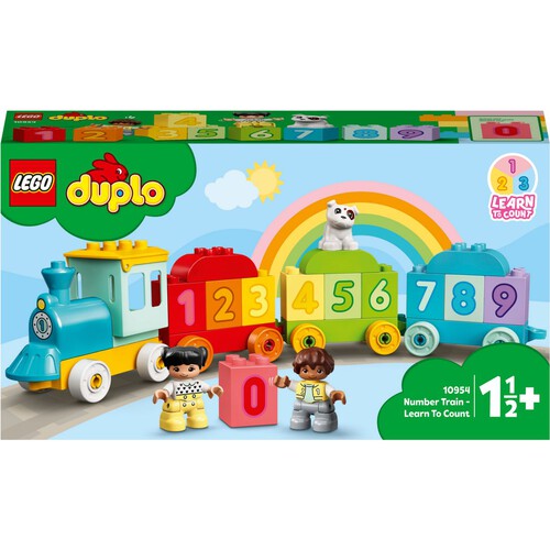 DUPLO Pociąg z cyferkami — nauka liczenia 10954 LEGO 1 sztuka