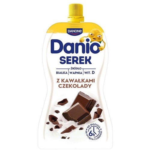 Danio serek homogenizowany z kawałkami czekolady Danone 120 g