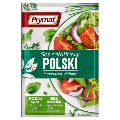 Sos sałatkowy koperkowo-ziołowy (typu polskiego) w proszku Prymat 9 g