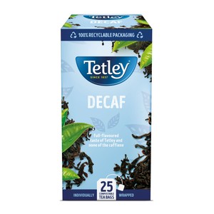 Herbata czarna bezkofeinowa  Tetley 25 torebek