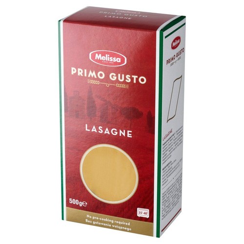 Makaron Lasagne w 100% z semoliny z pszenicy durum Primo Gusto 500 g