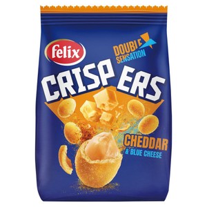 Orzeszki ziemne smażone w skorupce o smaku serowym Crispers Felix 125 g