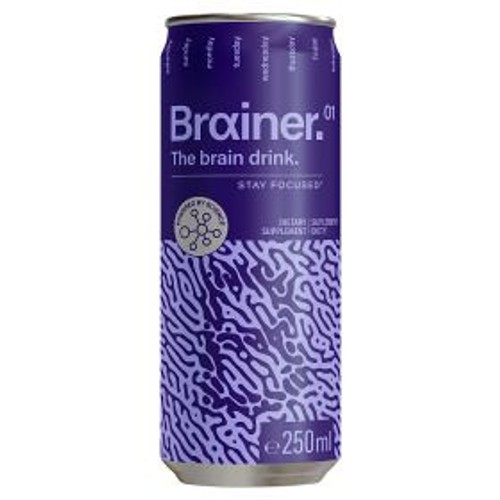 Suplement diety w płynie gazowany Stay Focused Brainer 250 ml