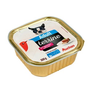 Karma mokra dla psów małych ras z jagnięciną Auchan 300 g