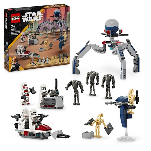 Star Wars Zestaw bitewny z żołnierzem armii klonów™ i droidem bojowym™ 75372 LEGO 1 sztuka