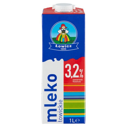 Mleko łowickie UHT 3.2% Łowicz 1 l