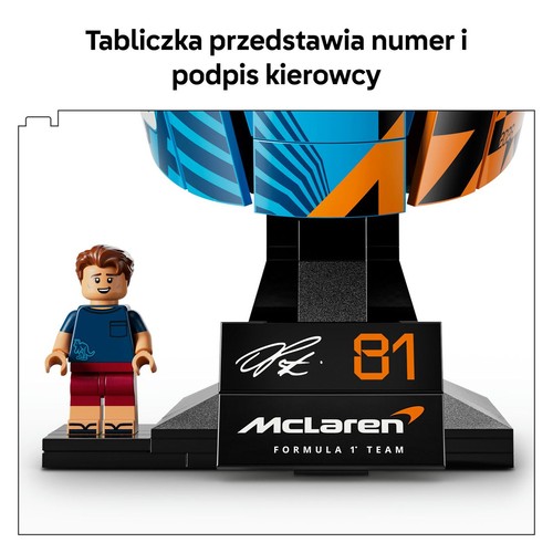 Editions Kask Oscar Piastri McLaren Mastercard F1® Team 43017 LEGO 1 sztuka