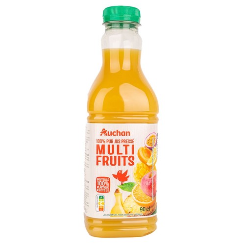 Sok wieloowocowy 100% Auchan 900 ml