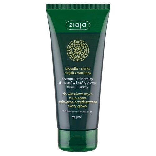 Szampon do włosów przetłuszczających się Mineralny Keratolityczny Bio  Ziaja 200 ml
