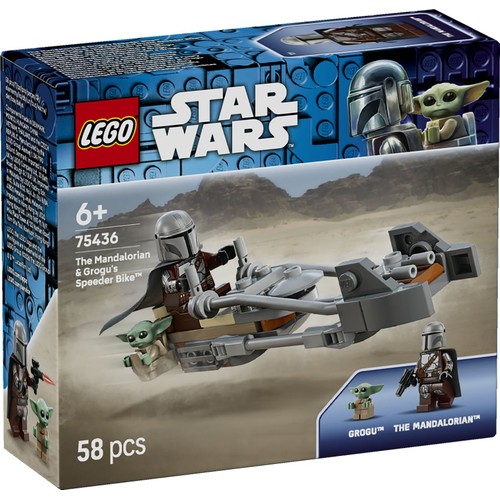 Star Wars Śmigacz Mandalorianina i Grogu 75436 LEGO 1 sztuka