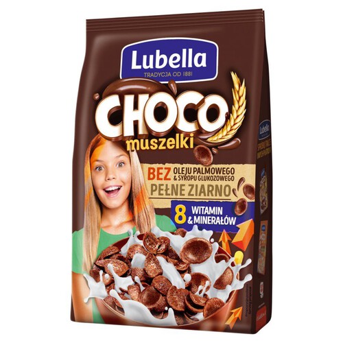 Mlekołaki Choco muszelki Lubella 500 g