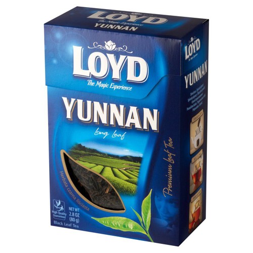 Herbata czarna liściasta Yunnan Loyd 80 g