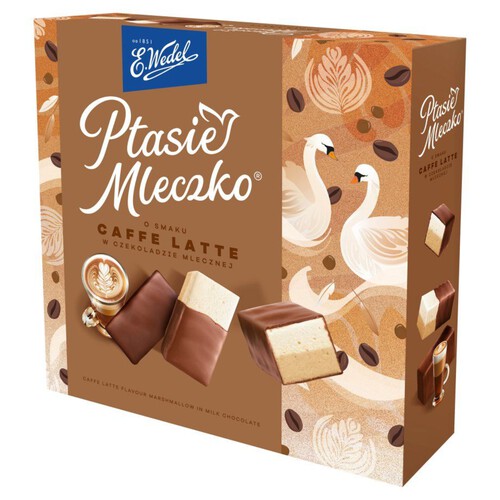 Ptasie mleczko o smaku caffe latte Wedel 340 g