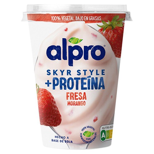 Skyr Style Produkt sojowy o smaku truskawki Alpro 400 g