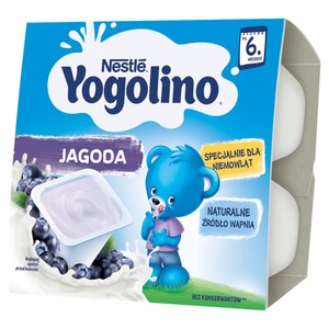 Deserek jogurtowy o smaku jagodowym po 6 miesiącu Nestle 400 g
