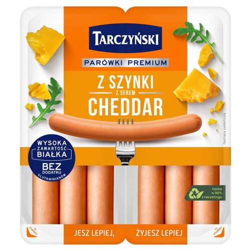 Parówki z szynki z serem cheddar  Tarczyński 2 x 90 g