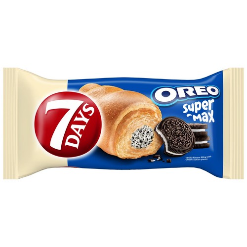 Croissant Super Max o smaku oreo 7 Days 98 g