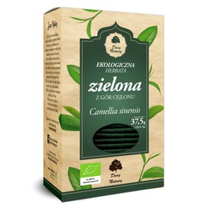 BIO Ekologiczna herbata zielona z gór Cejlonu Dary Natury 25 sztuk