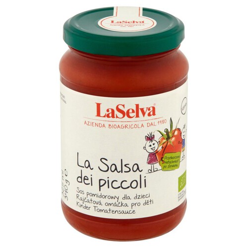 BIO Sos pomidorowy z warzywami LaSelva 340 g