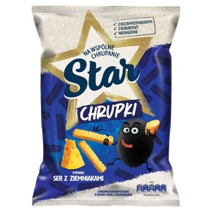Chrupki kukurydziane o smaku sera z ziemniakami Star 125 g