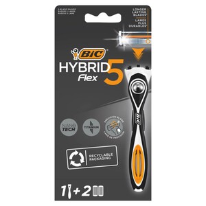 Maszynki do golenia Hybrid Flex 5 BIC 3 sztuki