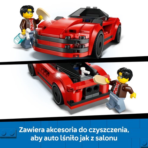 City Czerwony samochód sportowy 60448 LEGO 1 sztuka
