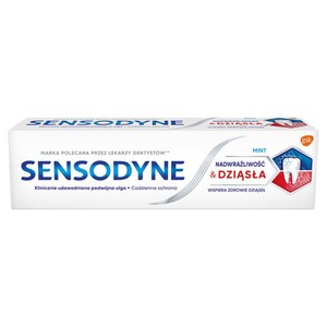 Pasta do zębów Nadwrażliwość & Dziąsła miętowa Sensodyne 75 ml