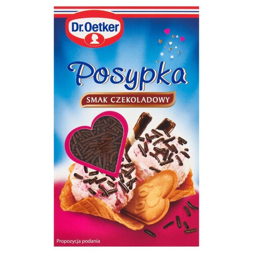 Posypka cukrowa smak czekoladowy Dr. Oetker 80 g