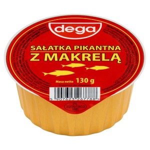 Sałatka pikantna z makrelą Dega 130 g