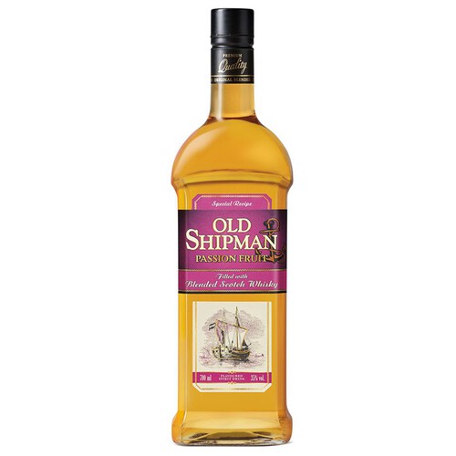 Whisky Scotch Blended Passion Fruit Old Shipman 700 ml