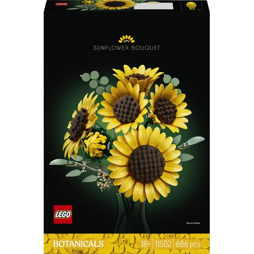 Botanicals Bukiet słoneczników 11502, kwiatowa dekoracja LEGO 1 sztuka