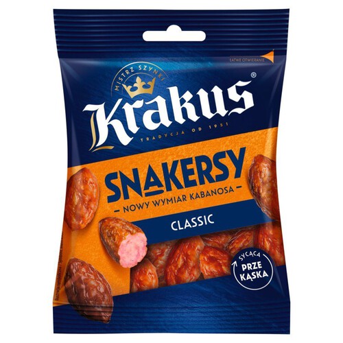 Snakersy classic drobiowo-wieprzowe Krakus 85 g