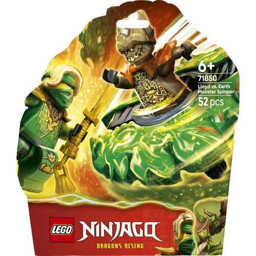 Zabawka NINJAGO® Lloyd kontra ziemny potwór na spinnerze 71850 LEGO 1 sztuka