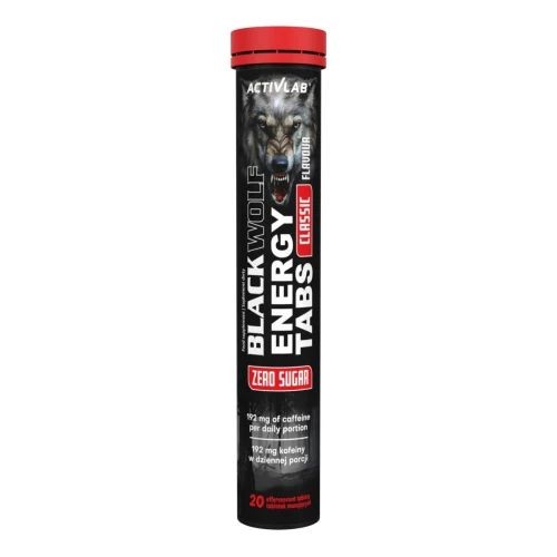 Black Wolf Energy Tabs Smak klasyczny 
 Activlab 20 tabletek