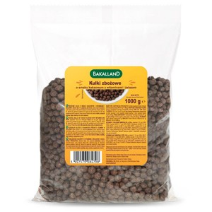 Kulki zbożowe o smaku kakaowym Bakalland 1000 g