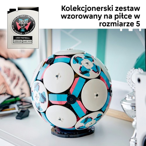 Editions Piłka nożna 43019, prezent dla miłośników sportu LEGO 1 sztuka