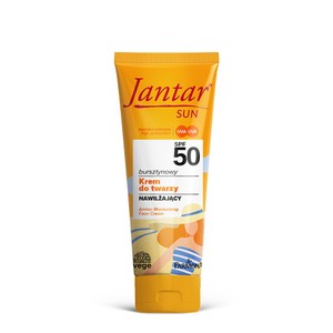 Bursztynowy krem do twarzy SPF 50 Jantar Sun 50 ml