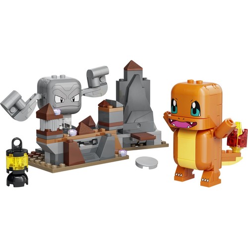 Pokémon SMART Play: Charmander i Geodude - starcie w jaskini 72157 LEGO 1 sztuka