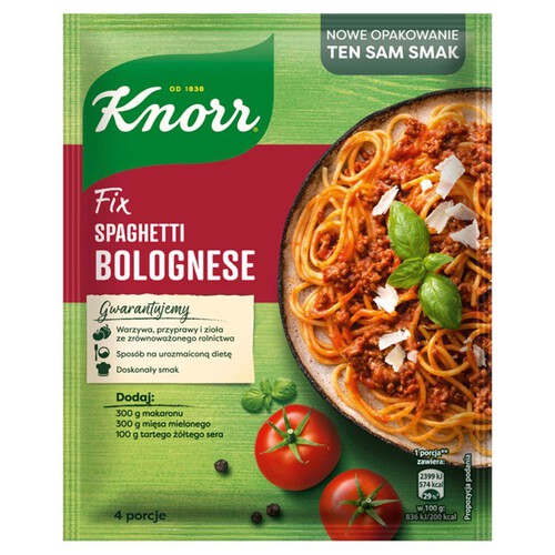 Fix spaghetti bolognese Knorr 44 g