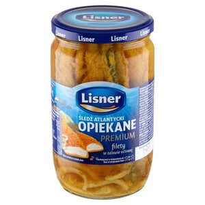 Opiekane filety śledziowe Premium w zalewie octowej Lisner 700 g