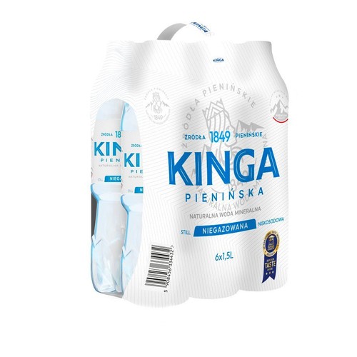 Woda mineralna niegazowana  Kinga Pienińska 6 x 1,5l