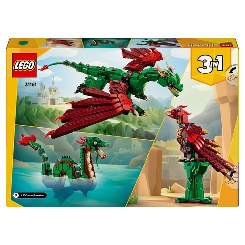 Creator 3 w 1 Średniowieczny smok 31161 LEGO 1 sztuka