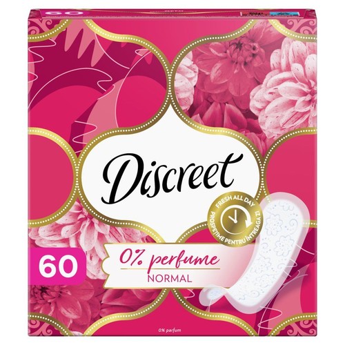 Wkładki higieniczne normal Discreet 60 sztuk