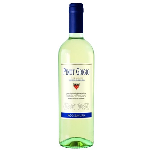 Wino włoskie białe wytrawne Pinot Grigio alk. 12,0% obj. Roccamura 750 ml