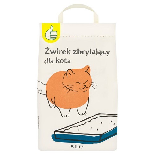 Żwirek dla kota bentonitowy Auchan 5 l