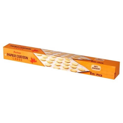 Papier do pieczenia 8 m Auchan sztuka