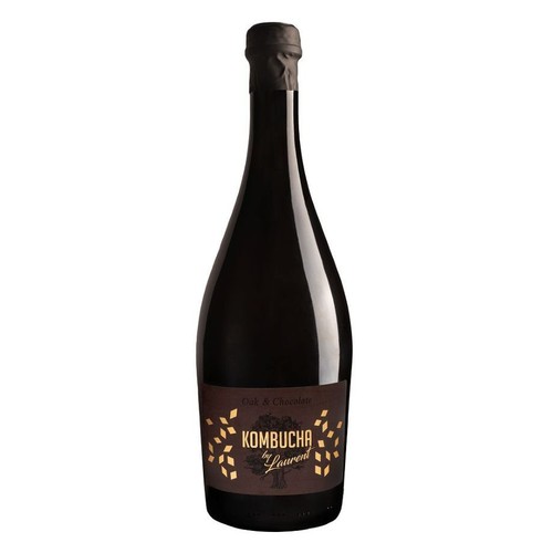 Kombucha na płatkach dębu o smaku czekoladowym   By Laurent 750 ml