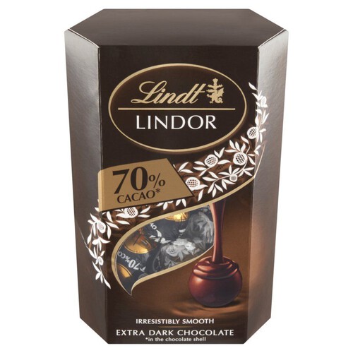 Lindor Praliny ciemna czekolada 70% kakao Lindt 200 g