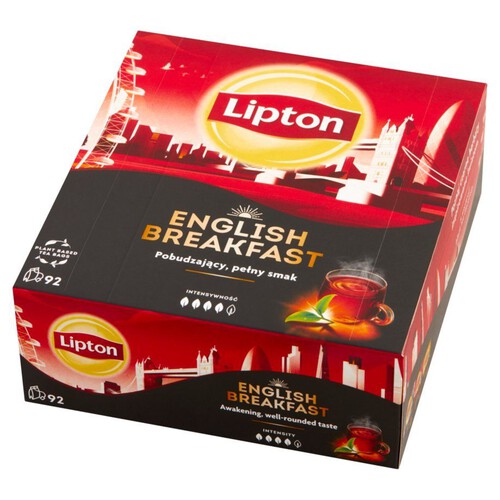 Herbata ekspresowa English Breakfast Lipton 92 torebki